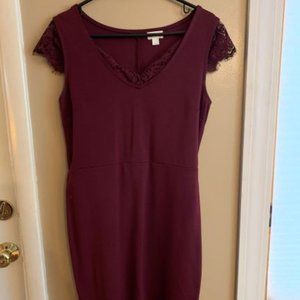 MAROON DECREE DRESS, maroon